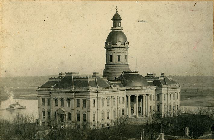 Old Capitol at Jefferson City approx. 1885 by: Photographer Unknown