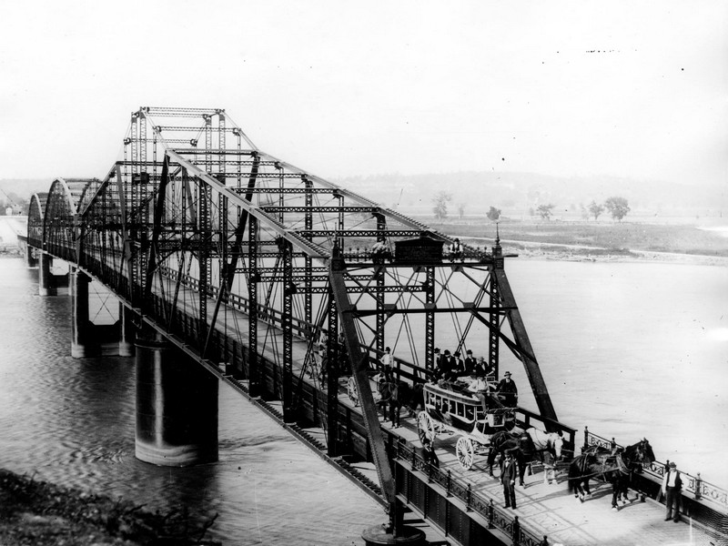 Dedication of Missouri River Bridge at Jefferson City