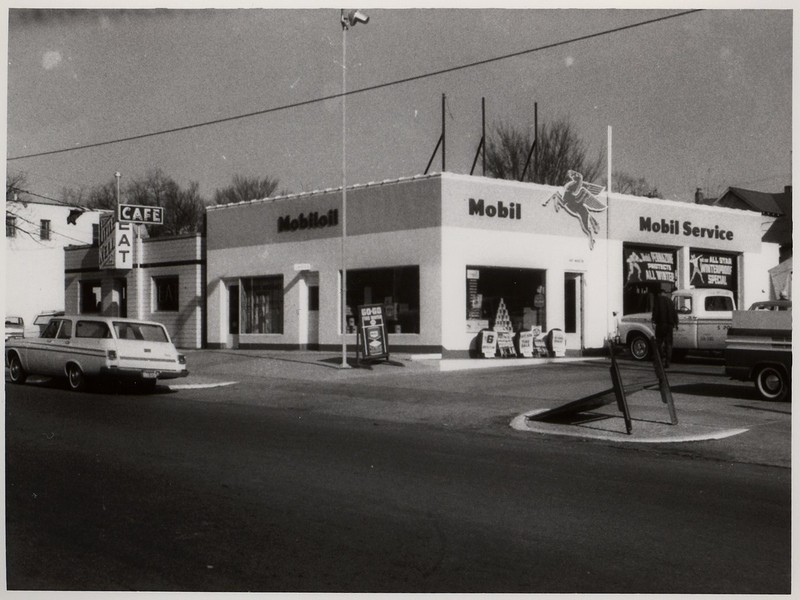 Mobil Station & Little Nell on W. McCarty